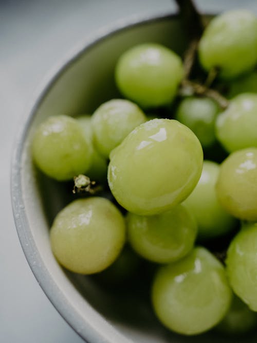 Kostnadsfri bild av gröna druvor, hälsosam, matfotografi