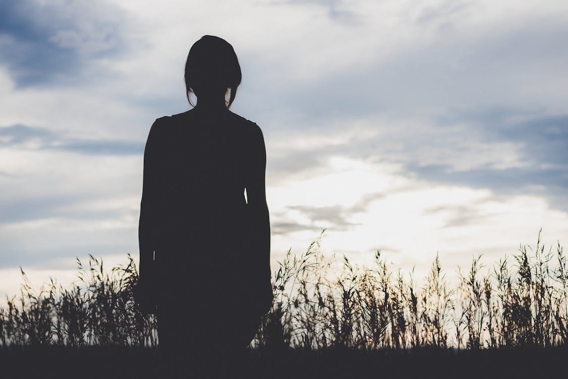 Silhouette Photo of Woman