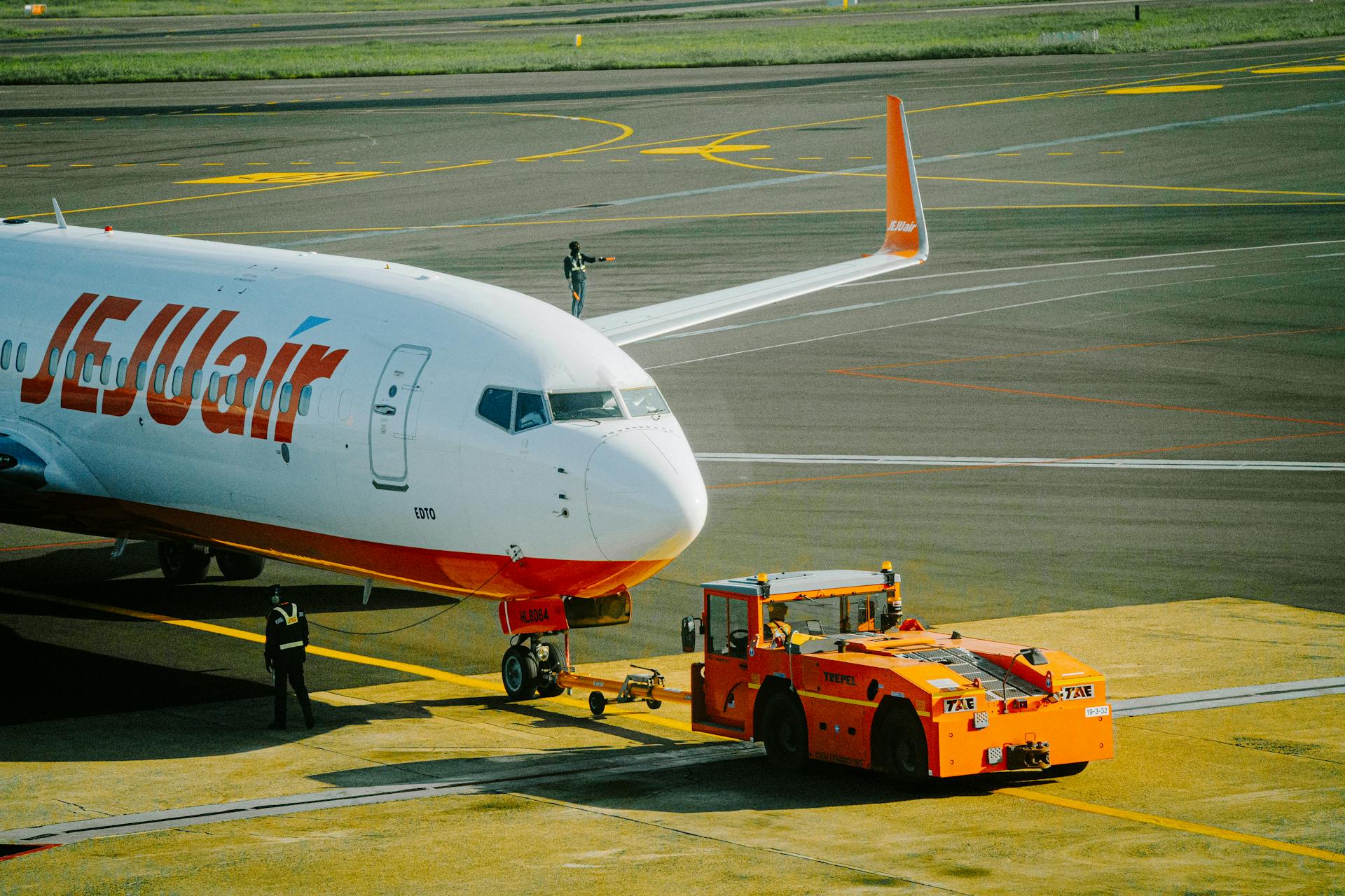 Ground Crew Working at an Airport