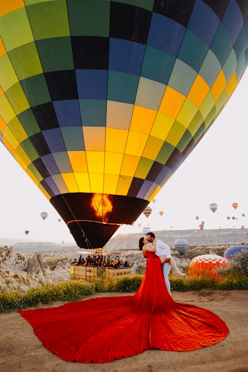 Kostnadsfri bild av cappadocia, flygande, Kalkon