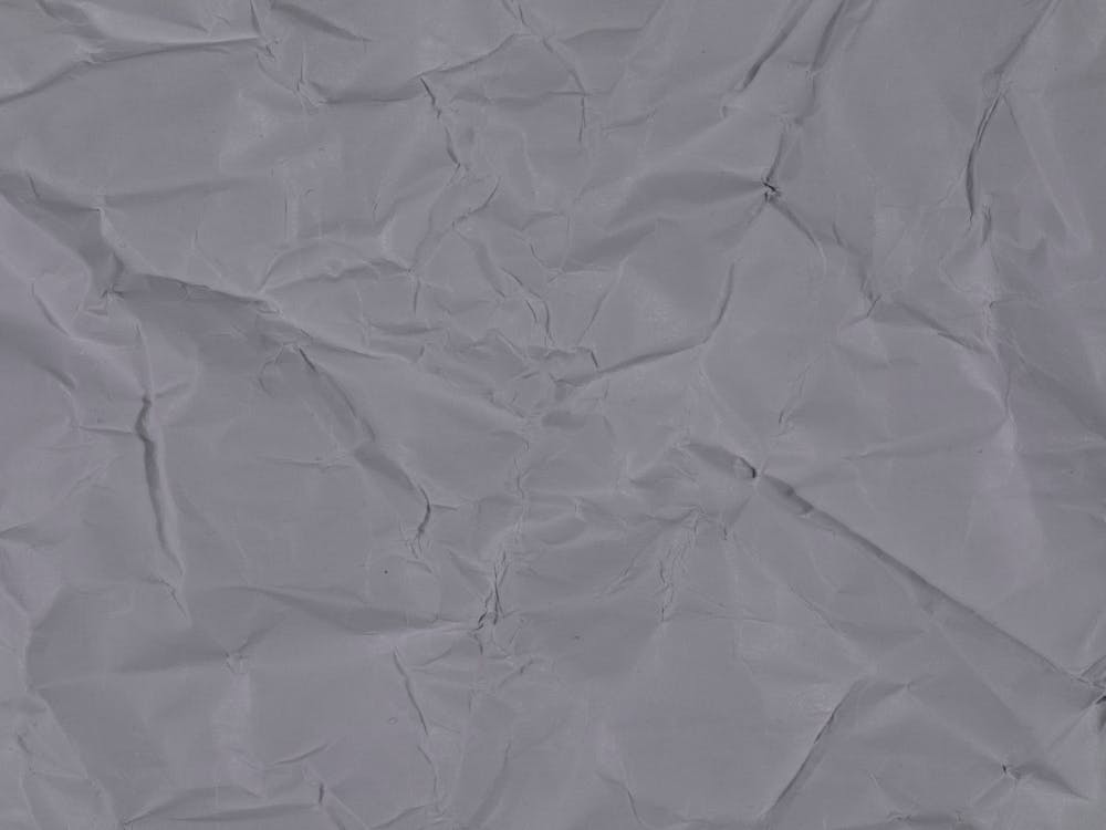 white wrinkled paper texture background