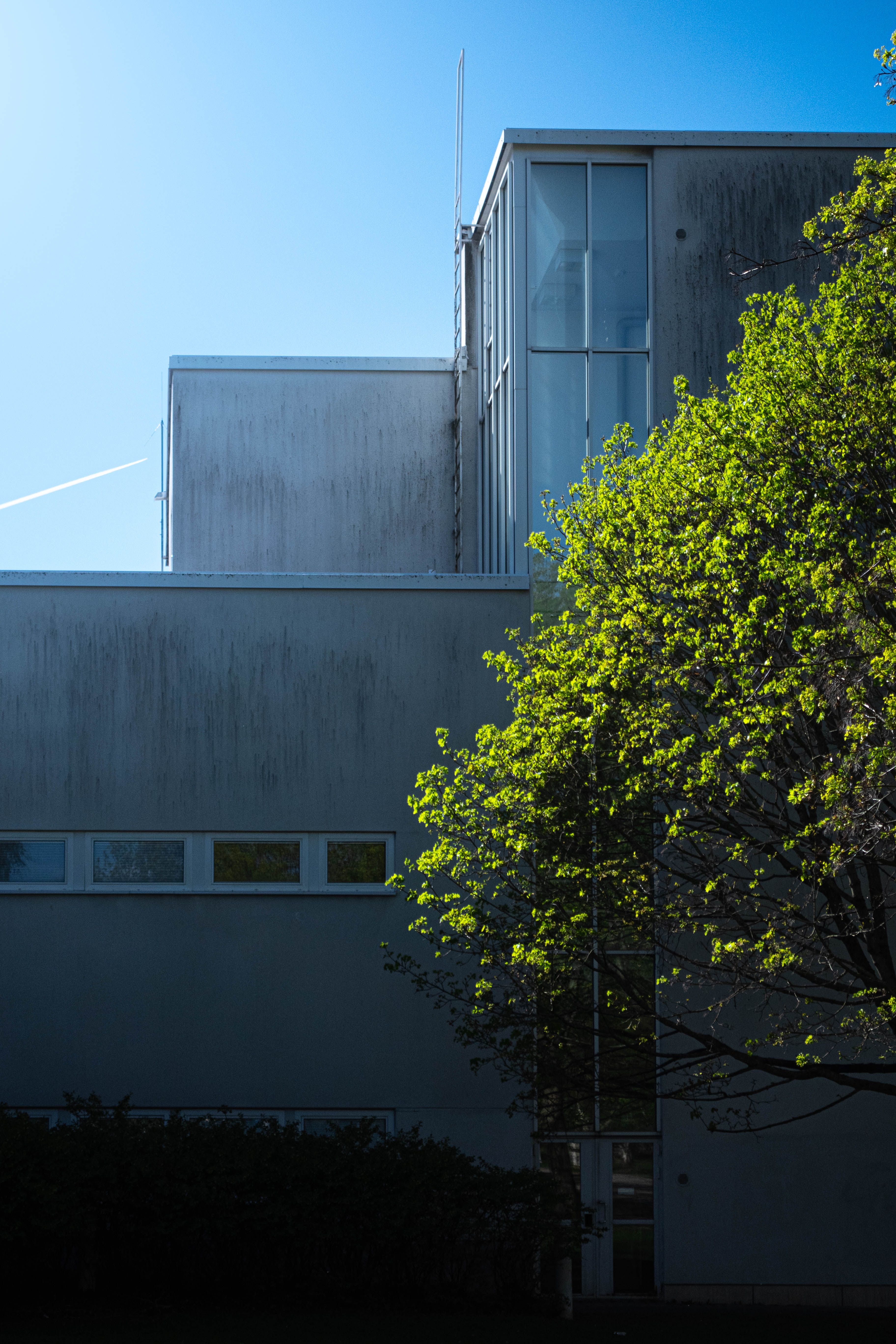 Exterior of a Modern Building under a Blue Sky · Free Stock Photo