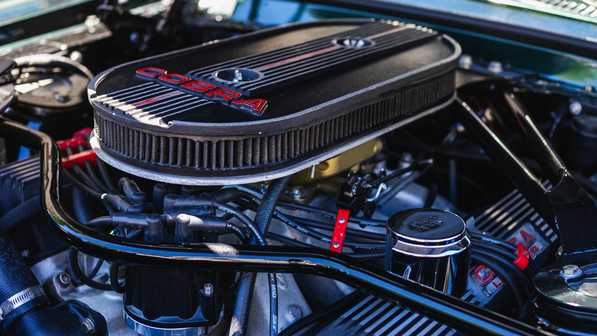 Close-up of the Engine Bay