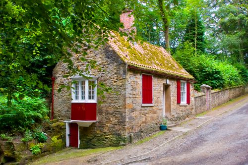 Free Prebends Cottage. Stock Photo