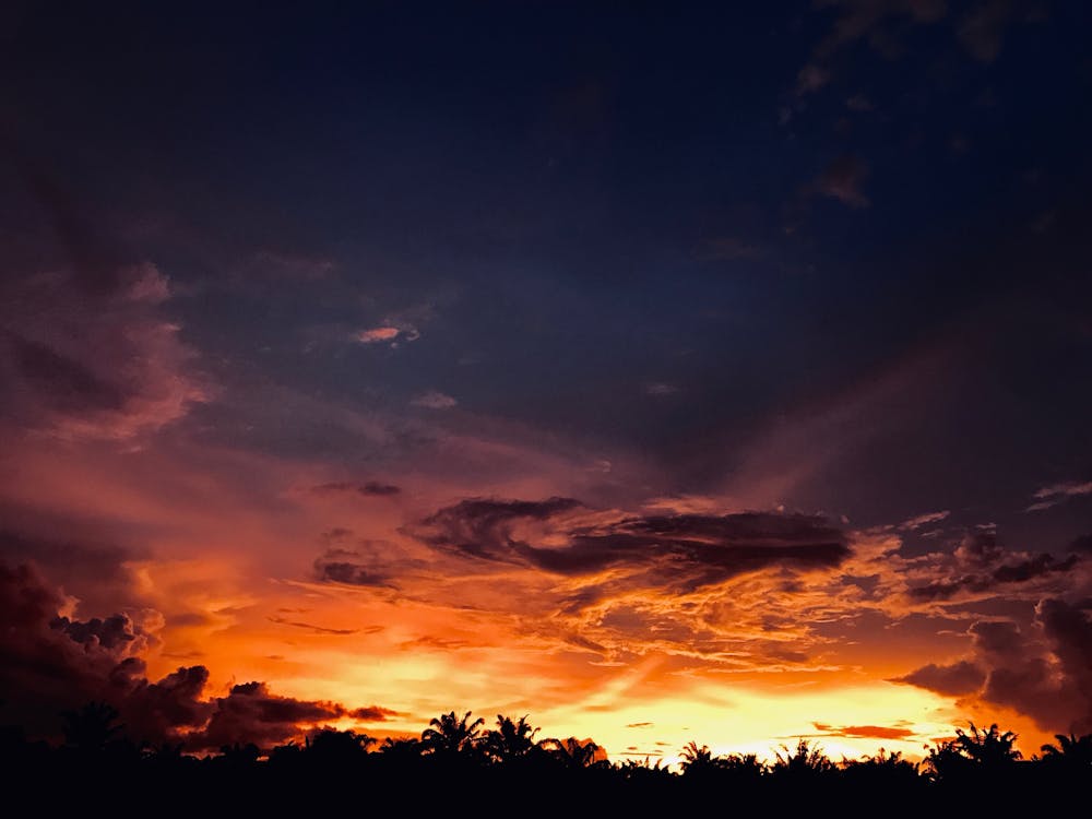 Foto Van Zonsondergang