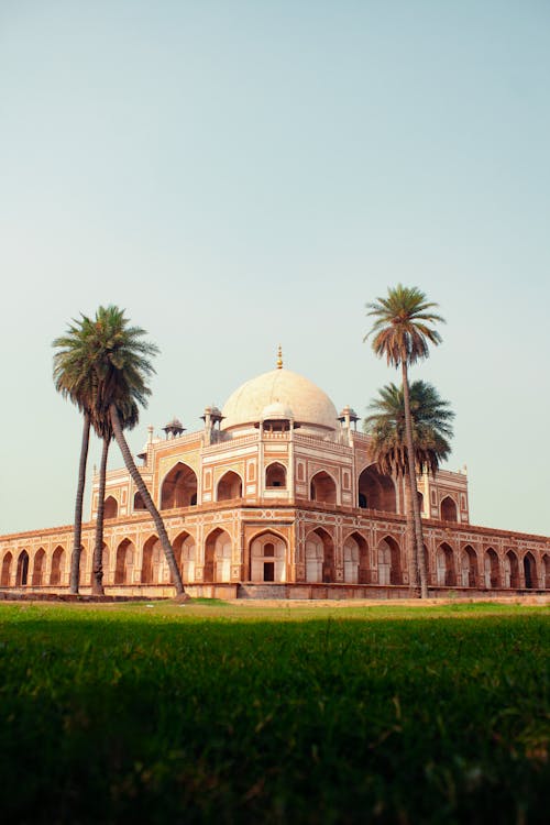 View of the Humayuns Tomb in Delhi, India