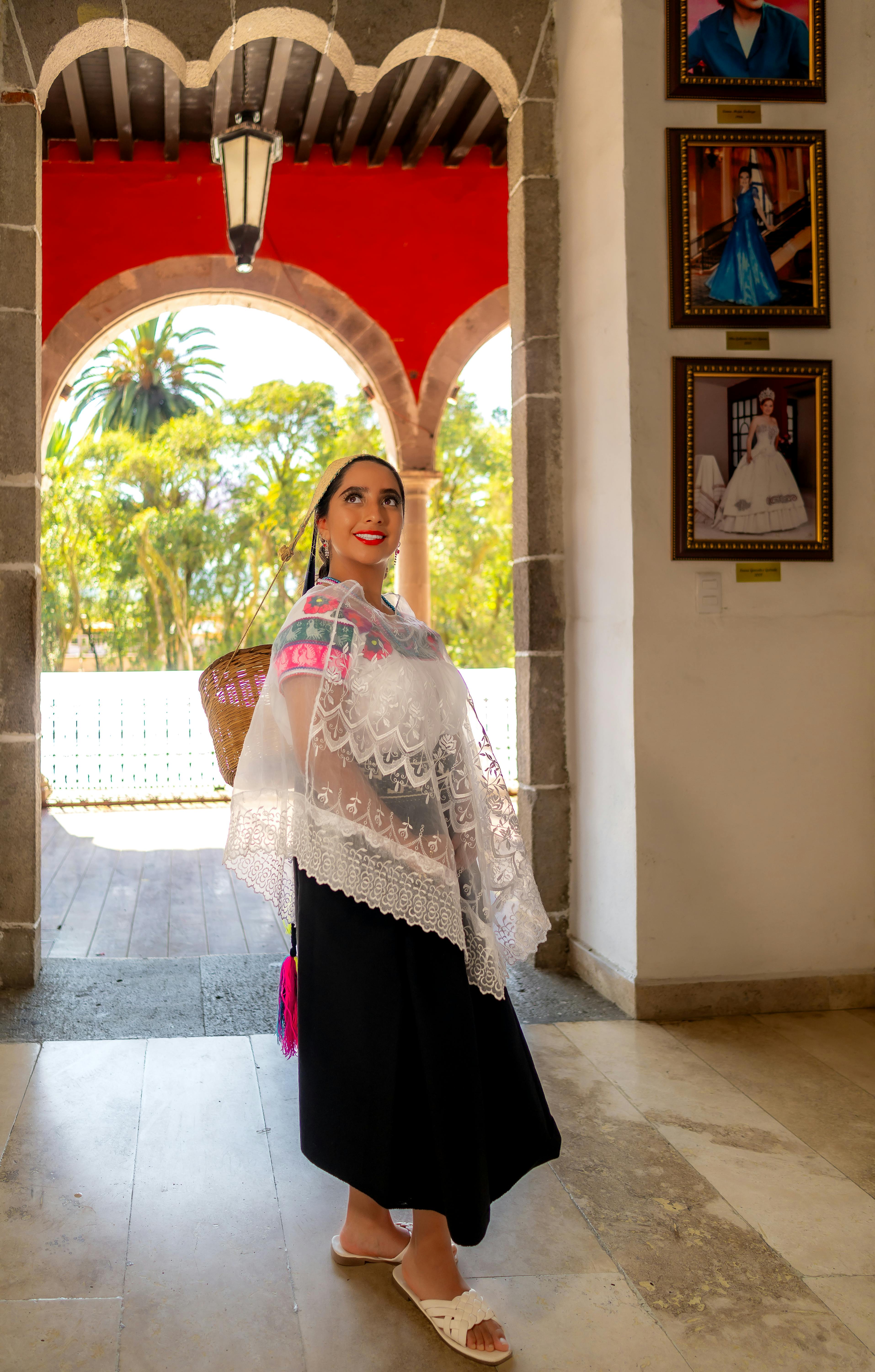 photo of a woman wearing traditional clothing