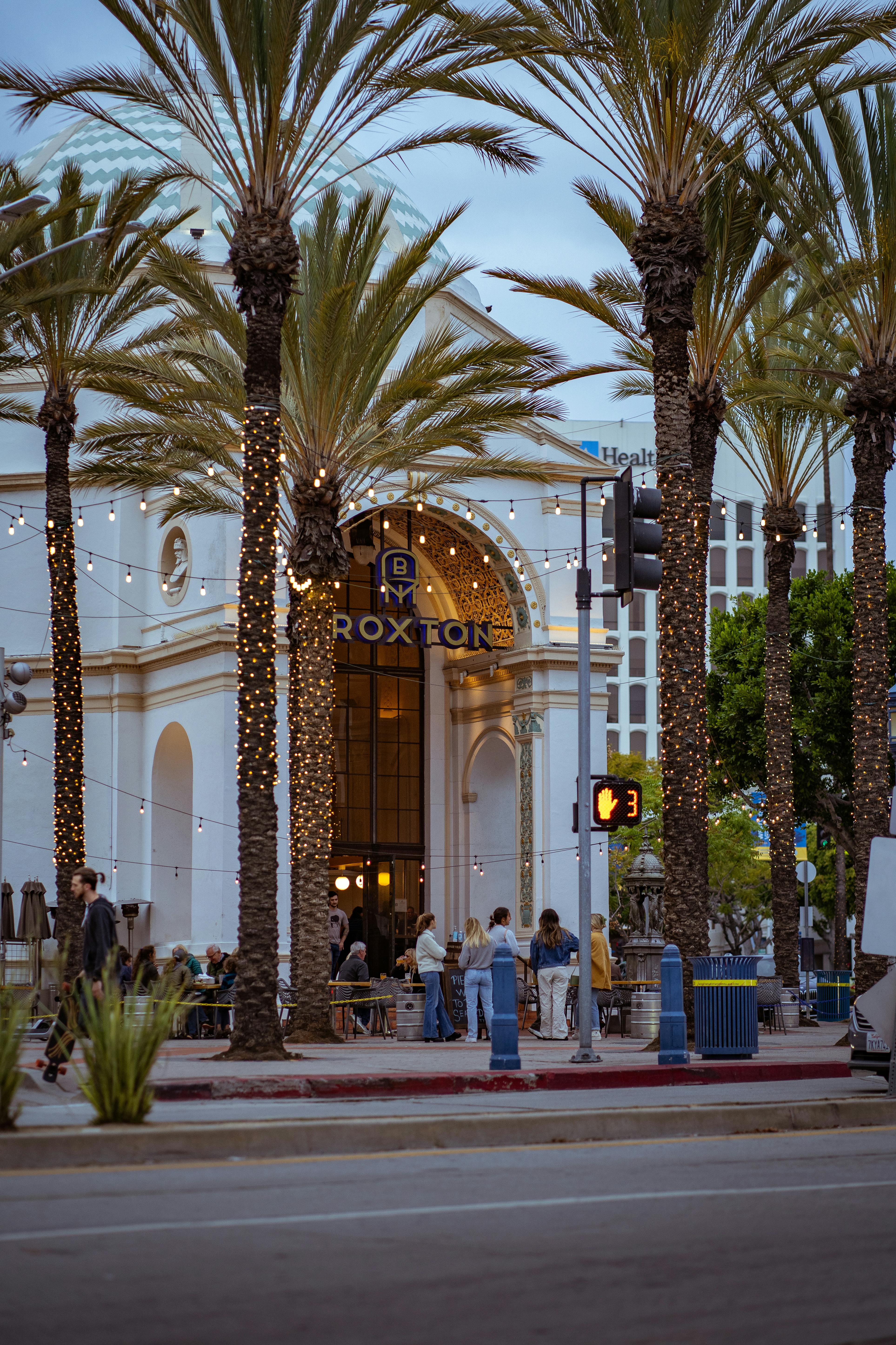 entrance of broxton brewery public house in la