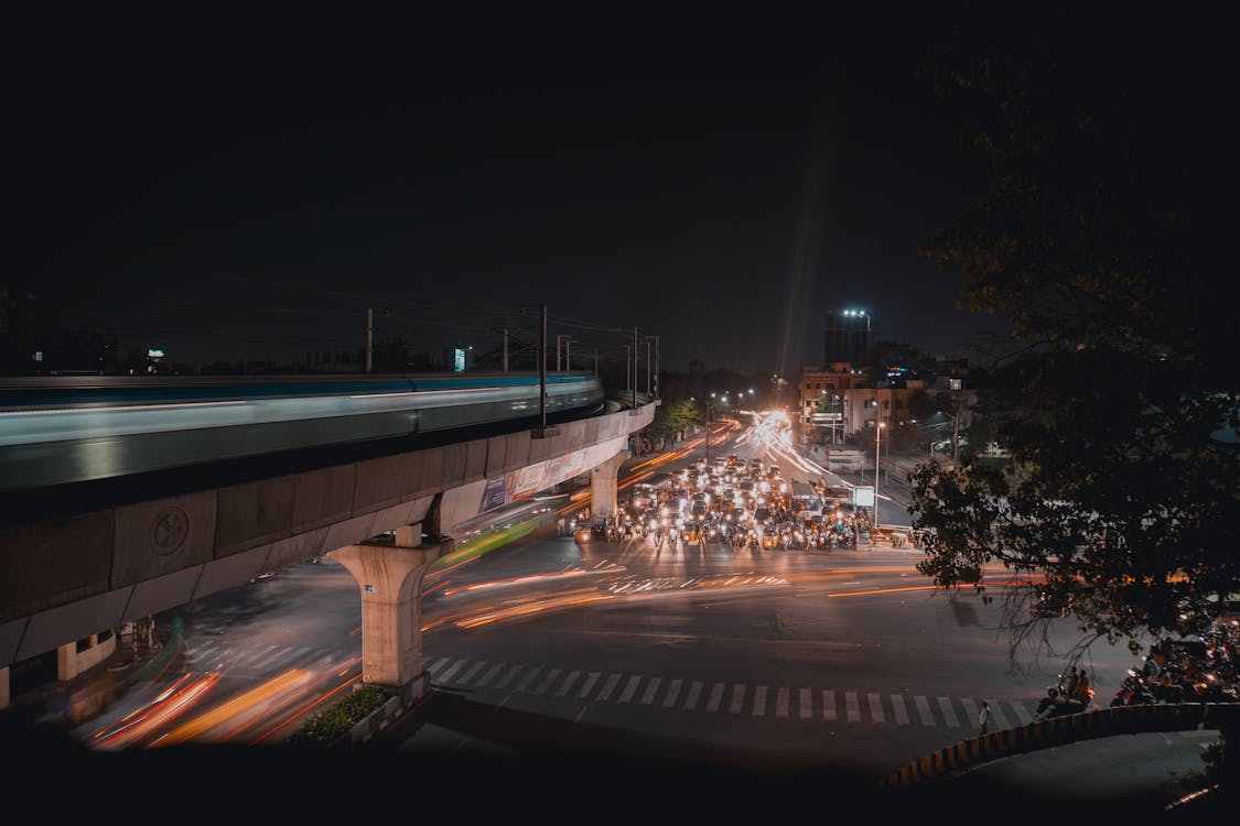 道路上の車両