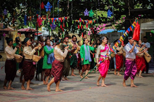 People at Street Doing Performance