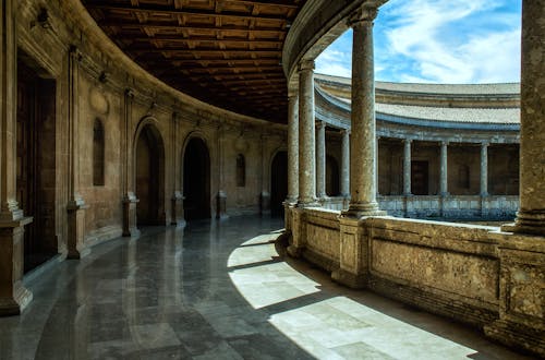 Empty Hallway of Building