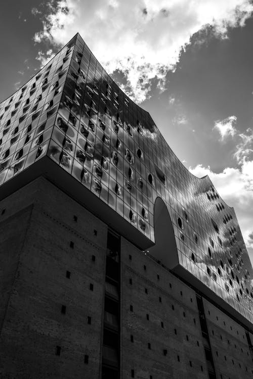 Grey Concrete High Rise Building