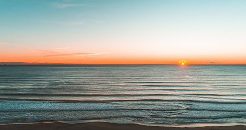 Free stock photo of beach, dawn, drone Stock Photo