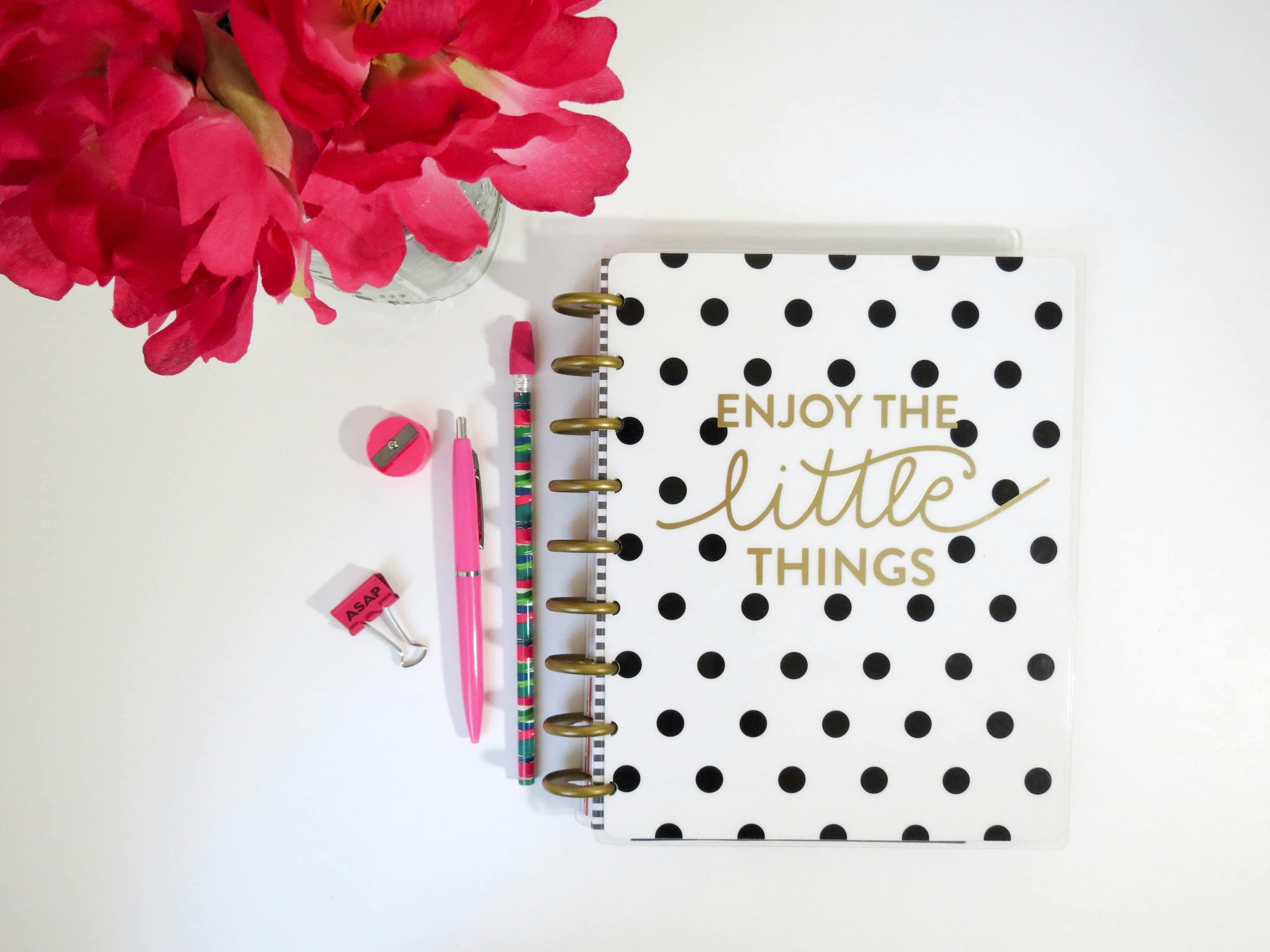 enjoy the little things notebook