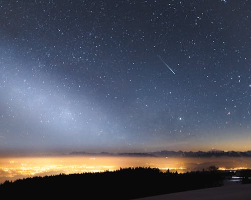 Kostenloses Stock Foto zu landschaftsfotografie, langzeitbelichtung, lichter der stadt