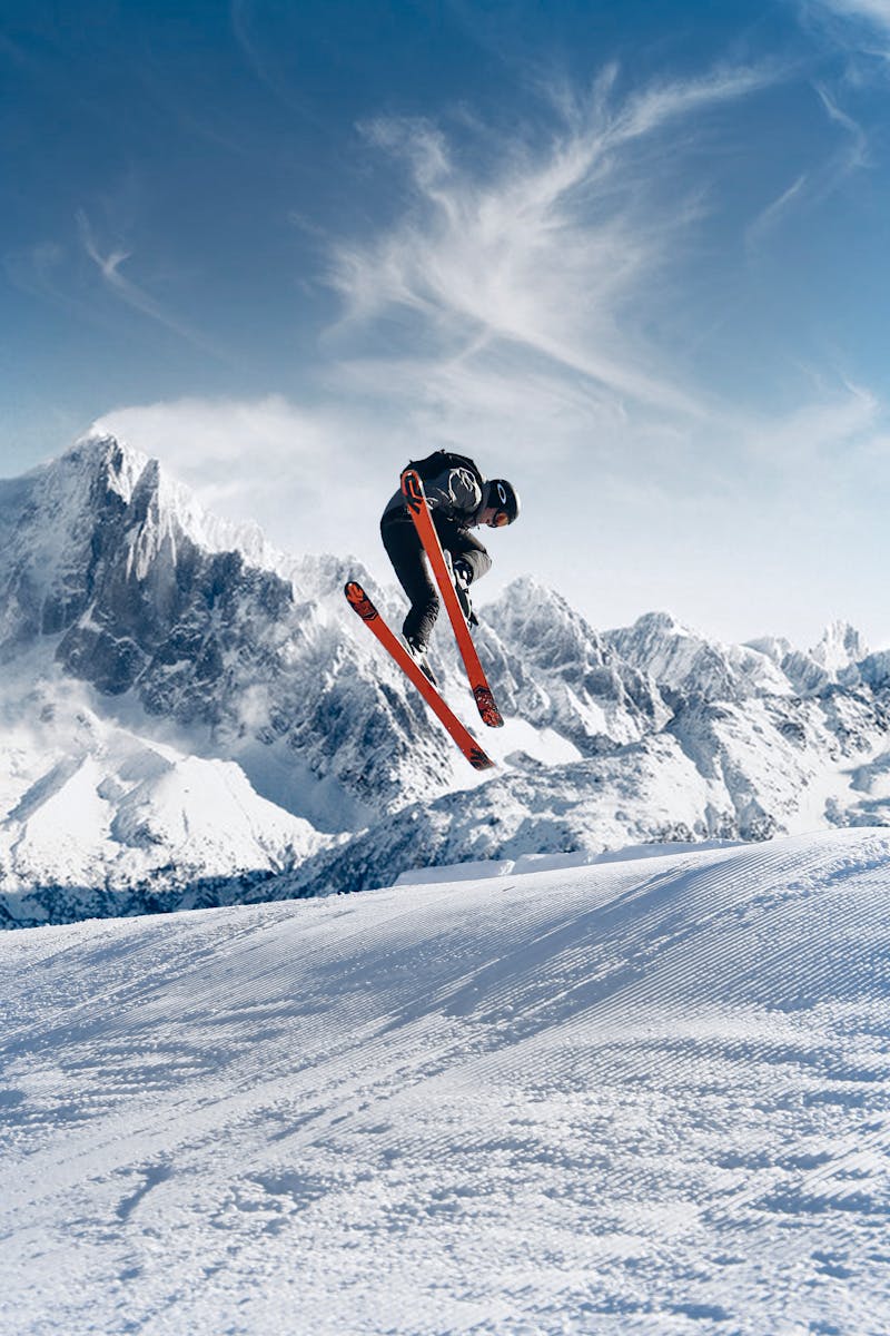 Photo of Person Skiing on Snowfield