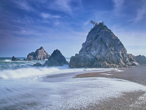 Foto Di Paesaggio Di Una Spiaggia