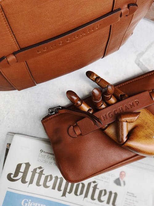 Free Brown Leather Bag Stock Photo