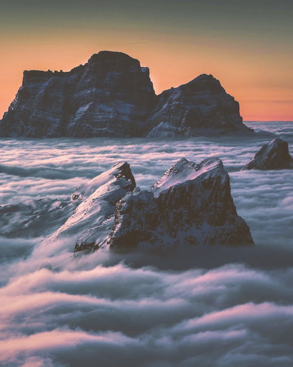 Free Sea of Clouds Stock Photo