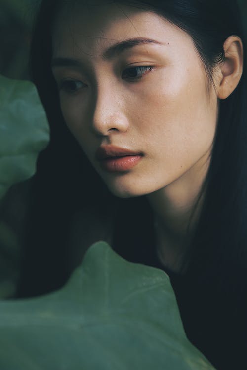 Asyalı kadın, berrak, bitki örtüsü içeren Ücretsiz stok fotoğraf