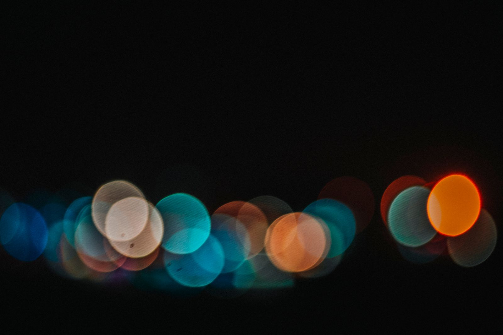 Golden Street Blur 4K wallpaper