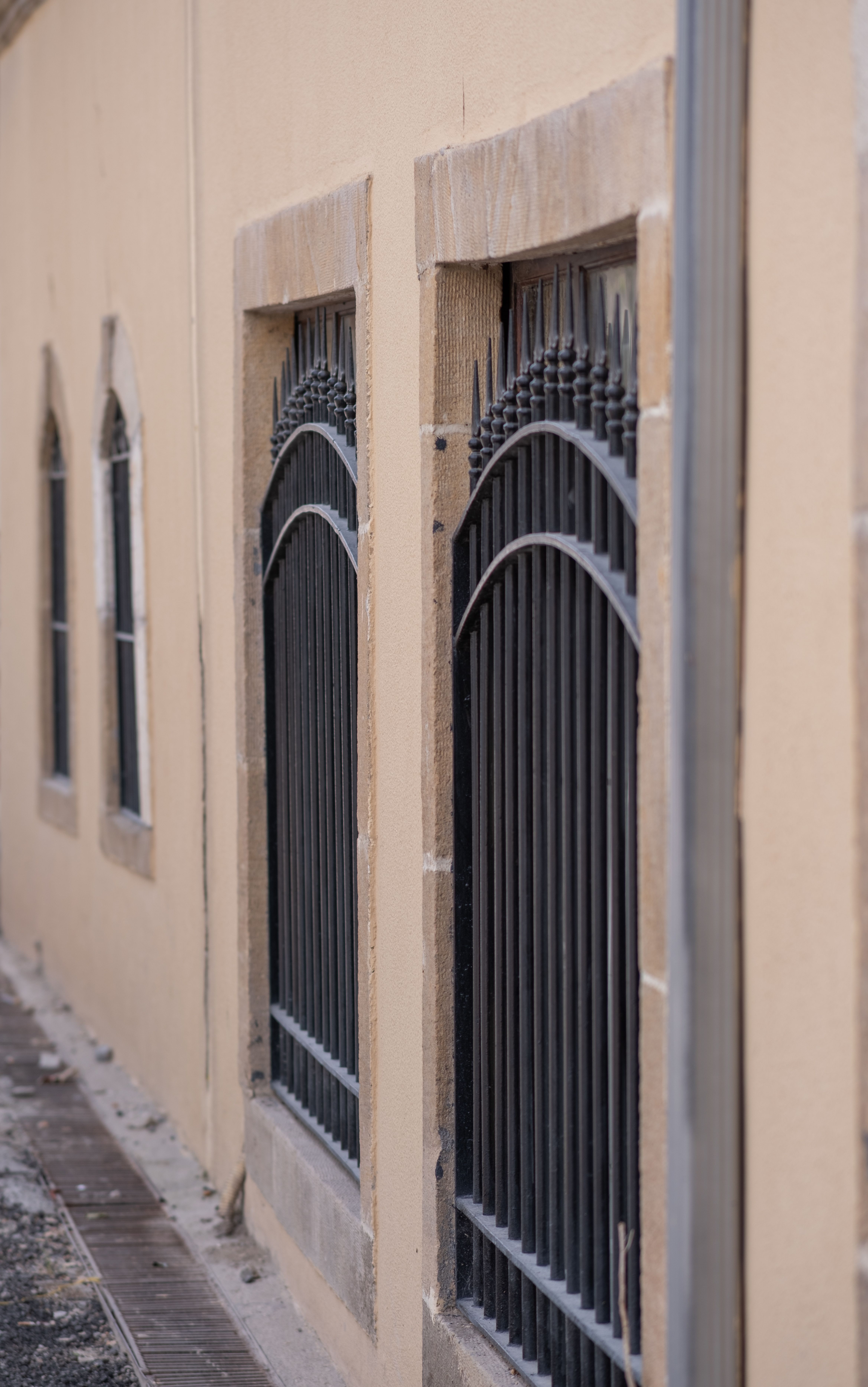Fenster mit Sicherheitsgittern als zusätzliche Fenstersicherung