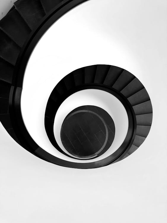 Free Black Spiral Stair Stock Photo