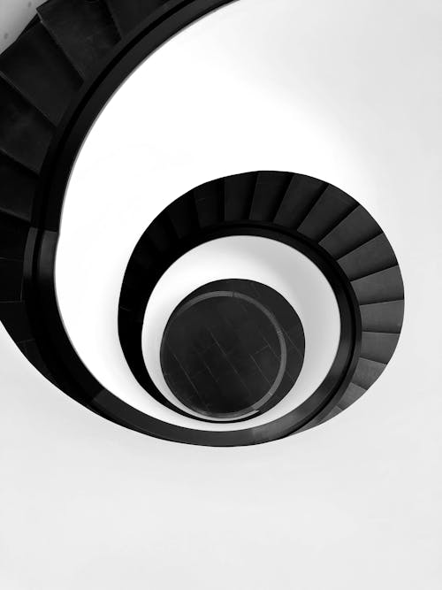 Free Black Spiral Stair Stock Photo