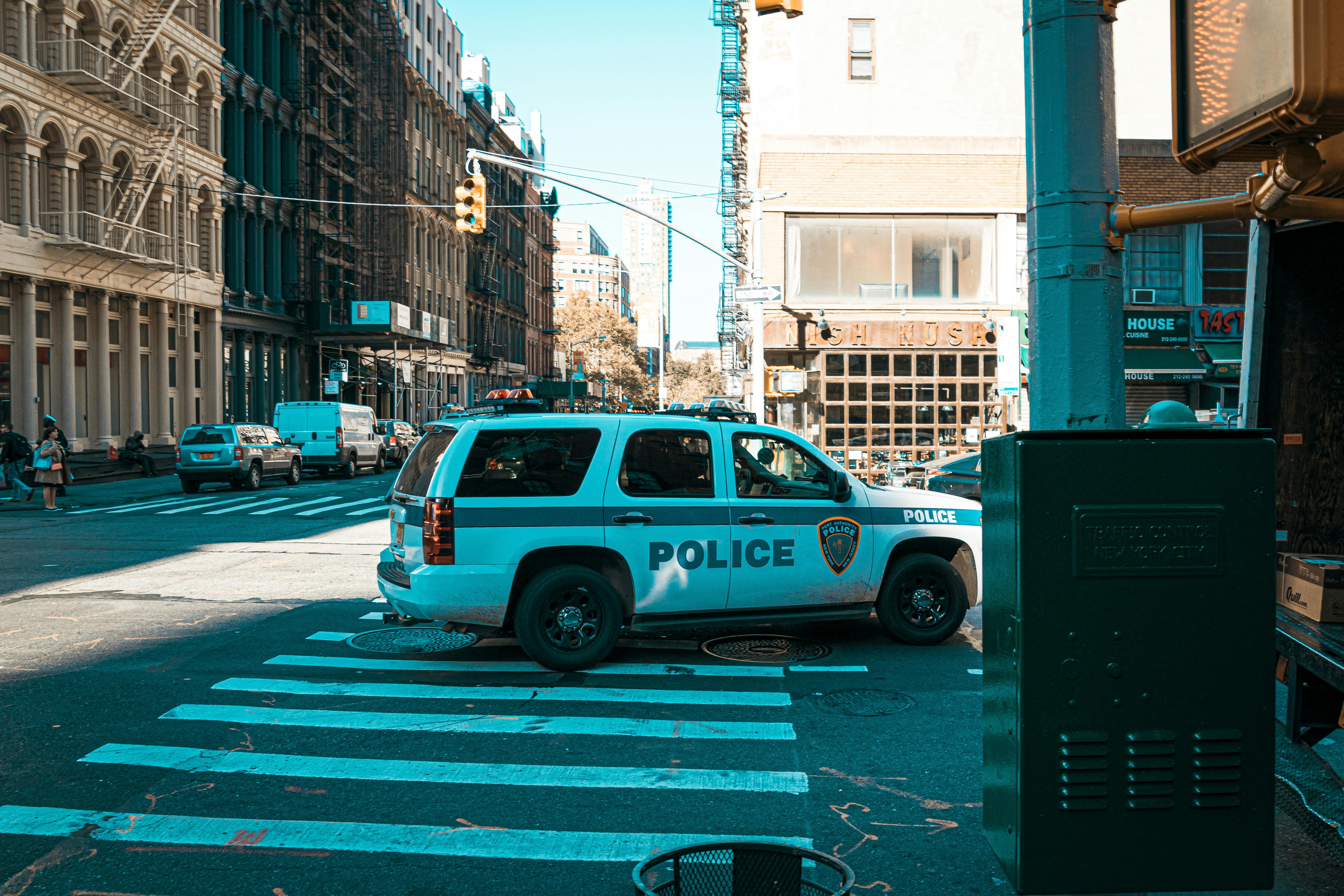 A white police car. | Photo: Pexels