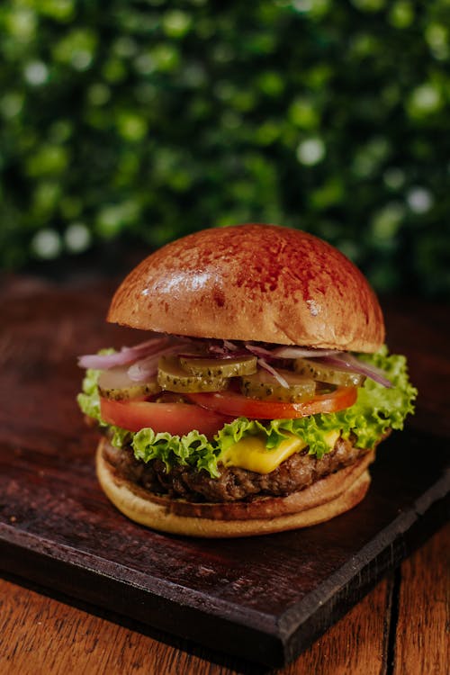 Ingyenes stockfotó burger, ebéd, egészségtelen témában