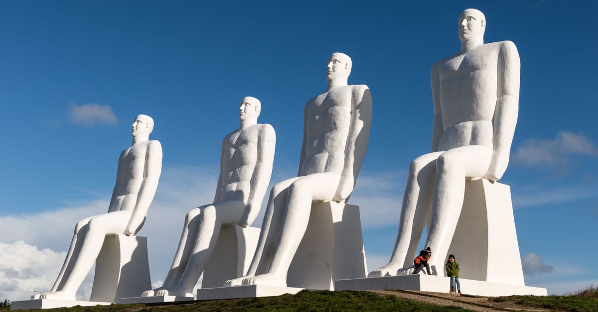 Large Statues Huge Statues in a Mountain Valley · Free Stock Photo
