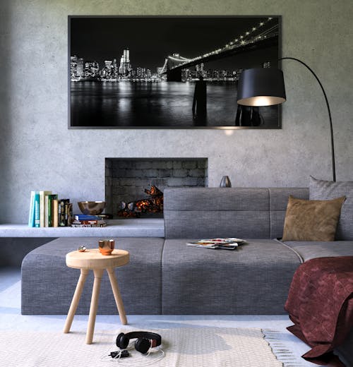 Free Modern Living Room Stock Photo