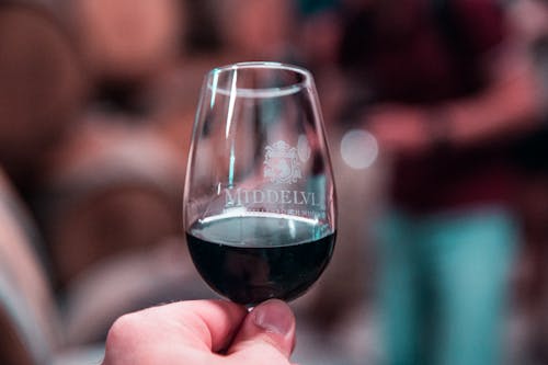 Photo De Personne Tenant Un Verre à Vin