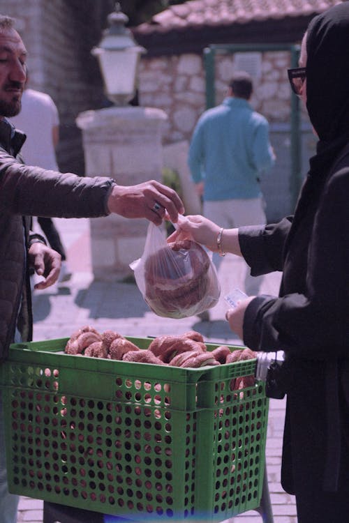 The woman who bought the street bagel