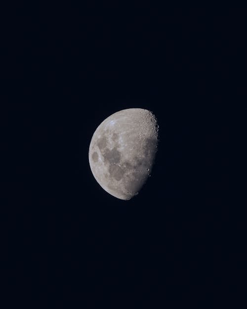 Free stock photo of astrophotography, lunar phase, moon