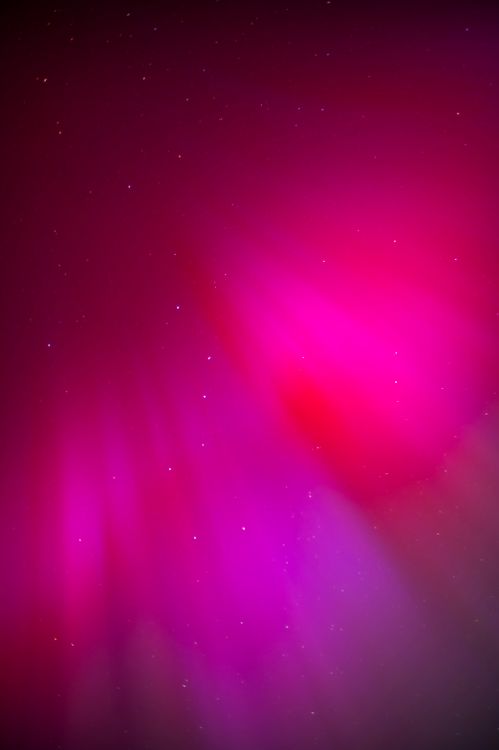 Pink Color Atnorth Pink Northern Lights on a Dark Sky · Free Stock Photo