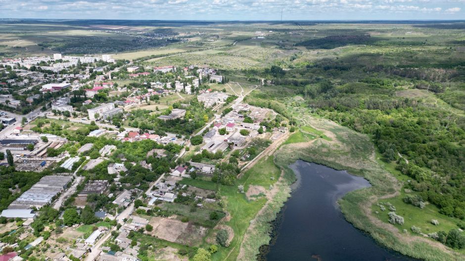 Medieval Soroca Fortress overlooking the Dniester River in Moldova