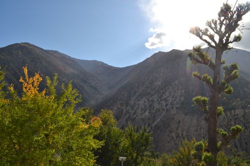 Free stock photo of blue sky, himachal hills, kinnaur Stock Photo