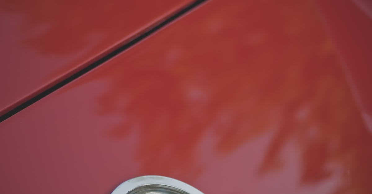 Red Chevrolet Corvette