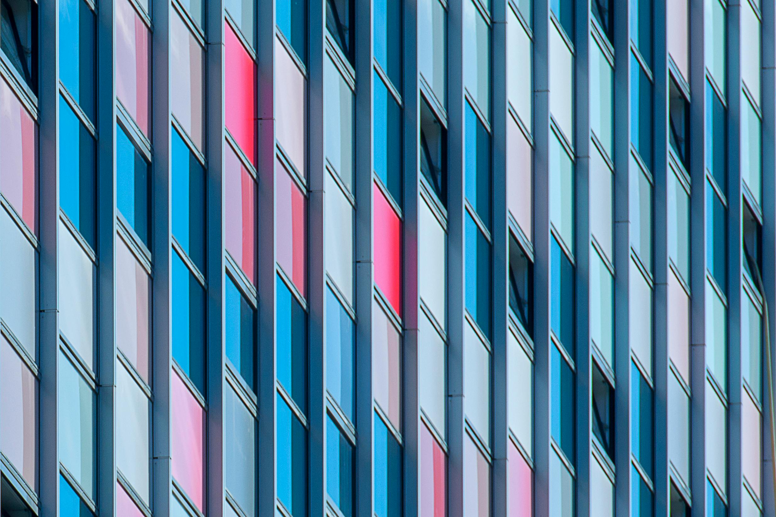 windows of office building