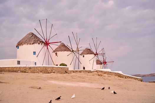 Private beach club table (Nammos, Scorpios) — Mykonos