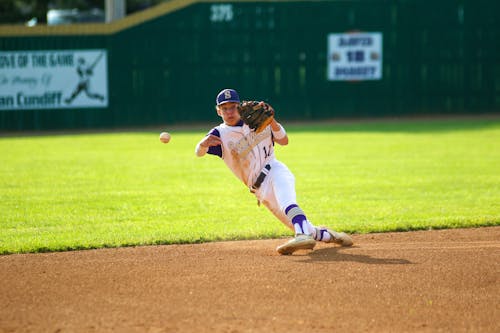 Free Photo of Man Playing Baseball Stock Photo