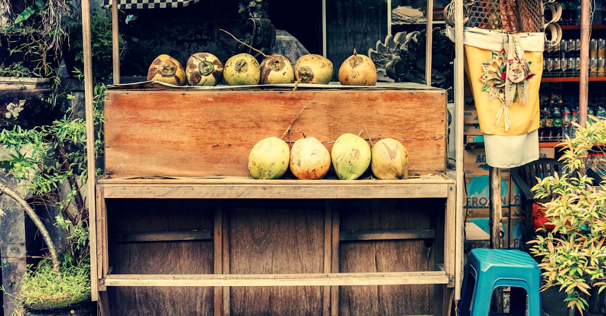 Coconut quezon category Photo of Store Selling Coconuts · Free Stock Photo