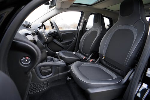 Black Vehicle Interior