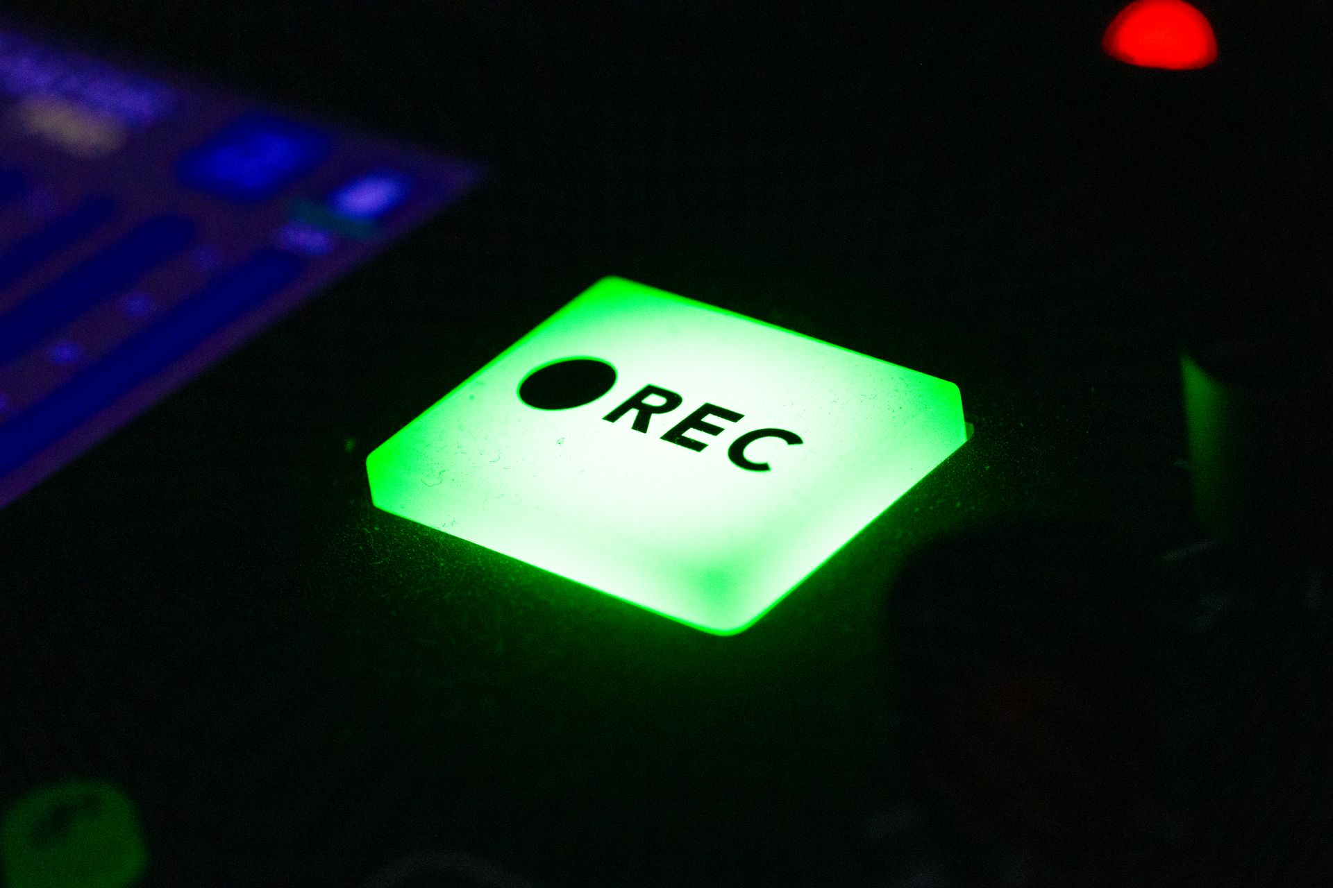 Text on Green Button