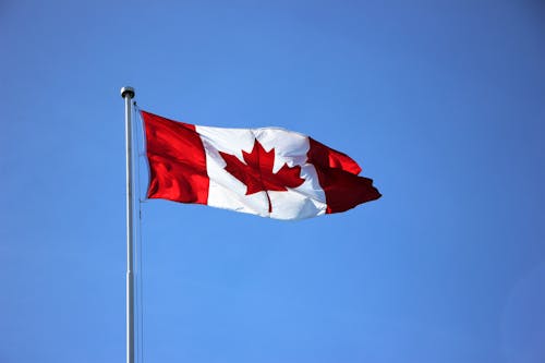 Gratis Bandera De Canadá Foto de stock