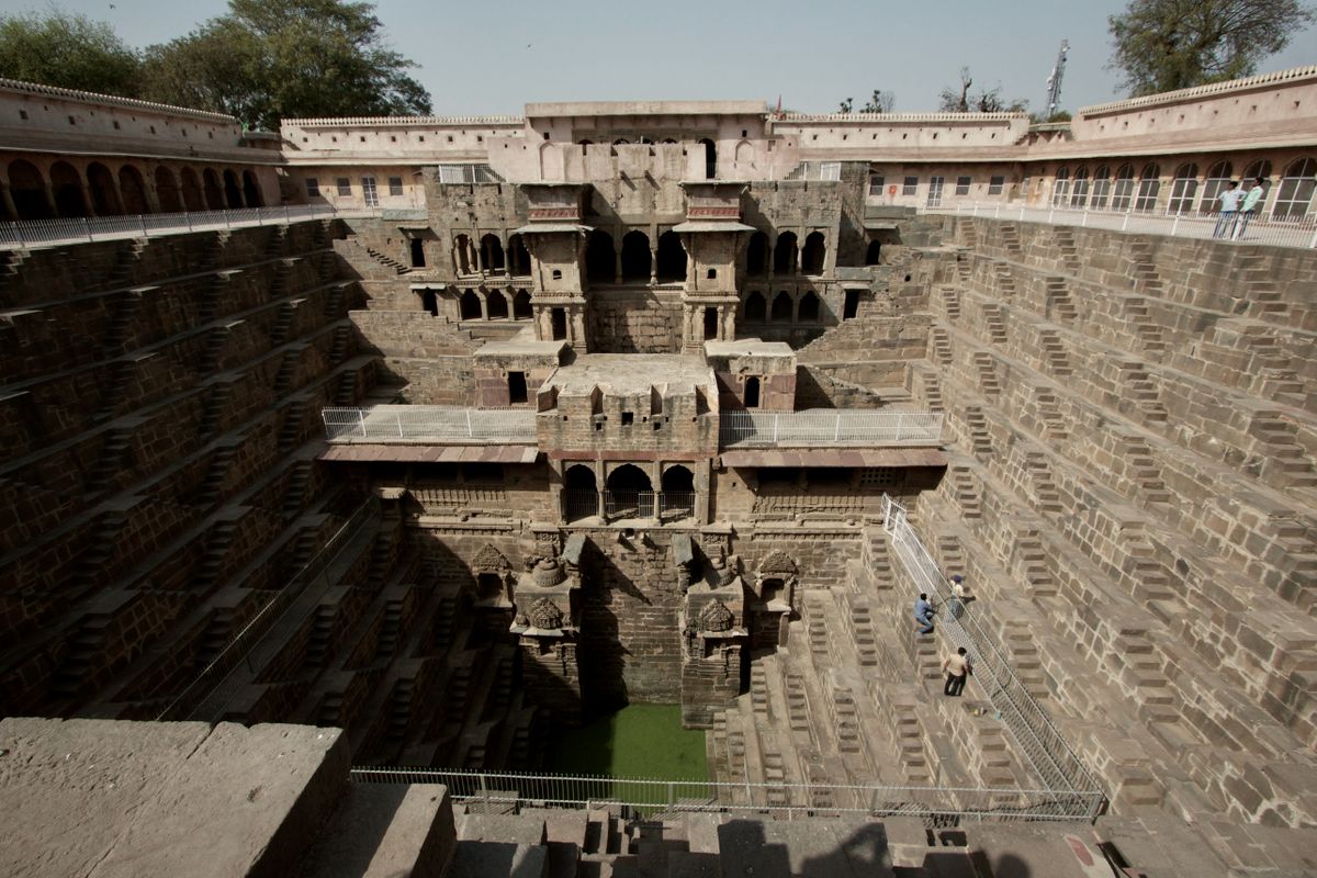 Ancient Tanka underground water storage system in Rajasthan