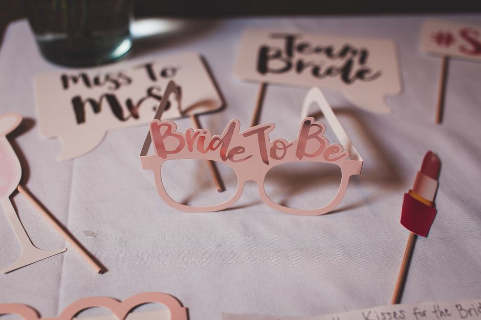 wedding photo booth props themes bohemian vintage modern