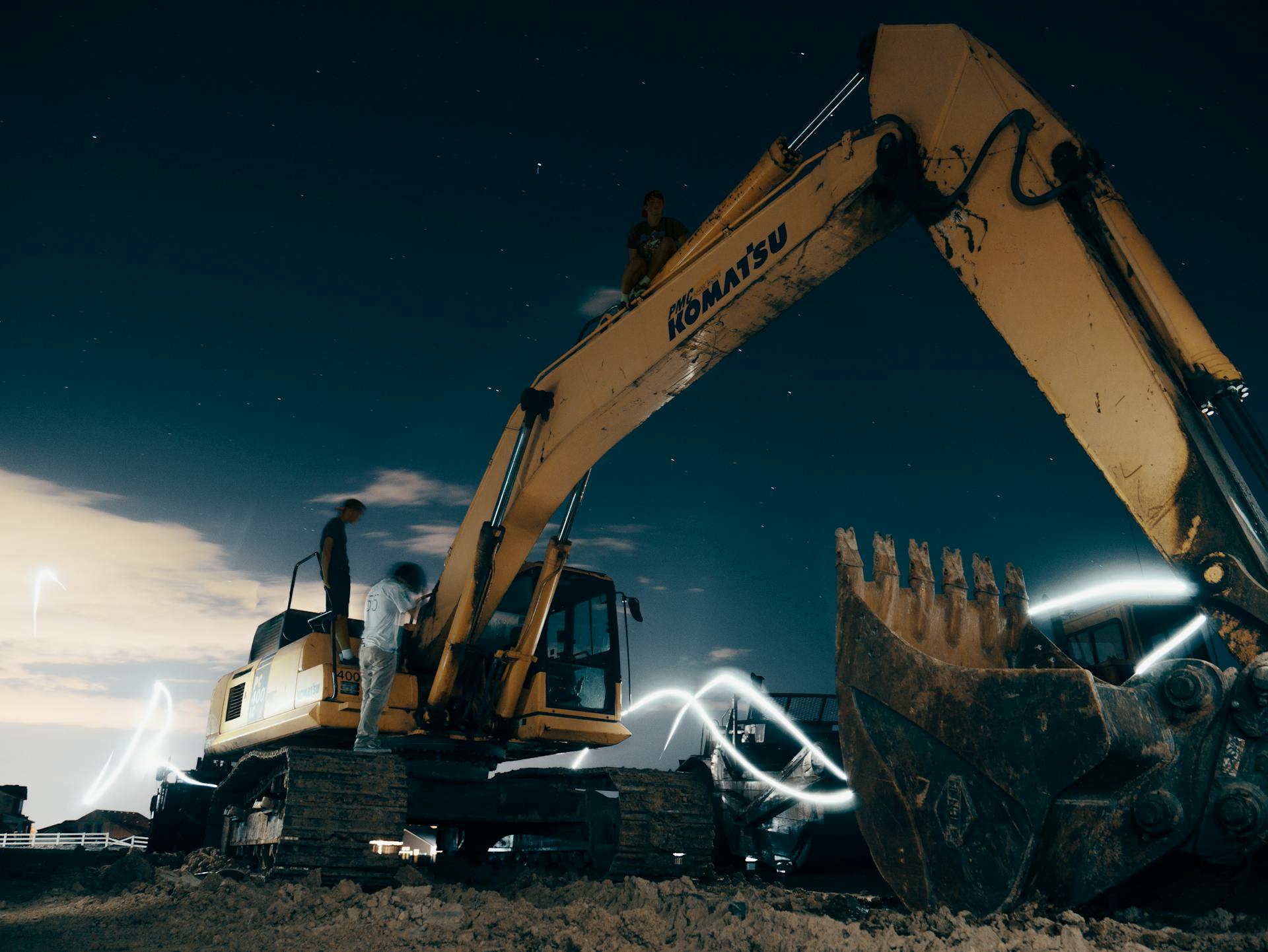 Yellow Excavator