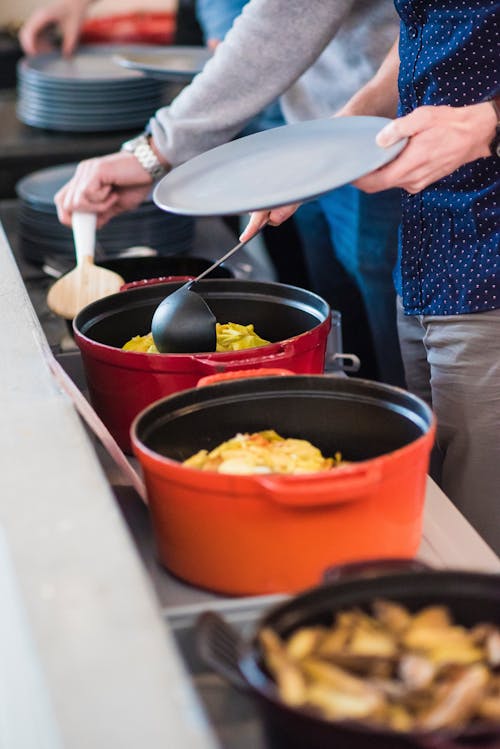 Free Person Holding Ladle Stock Photo